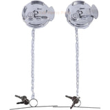 2PCS Locking Lever Fuel Cap 11-04859-100 11-04859-200 1104859100 1104859200 Fits for Peterbilt Truck 330 335 348 377 587 567 Replacement