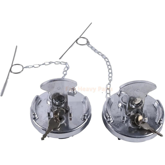 2PCS Locking Lever Fuel Cap 11-04859-100 11-04859-200 1104859100 1104859200 Fits for Peterbilt Truck 330 335 348 377 587 567 Replacement