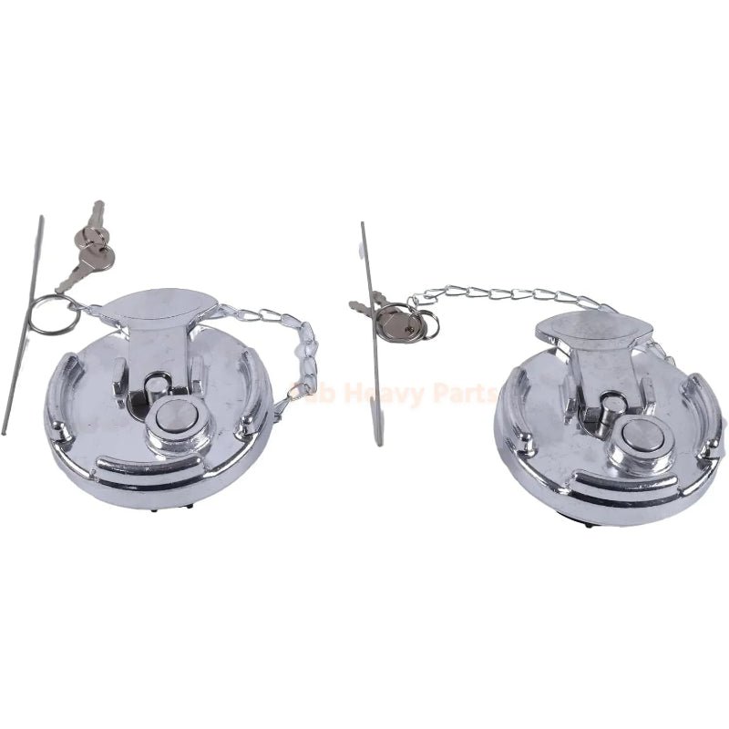2PCS Locking Lever Fuel Cap 11 - 04859 - 100 11 - 04859 - 200 1104859100 1104859200 Fits for Peterbilt Truck 330 335 348 377 587 567 Replacement - Fab Heavy Parts