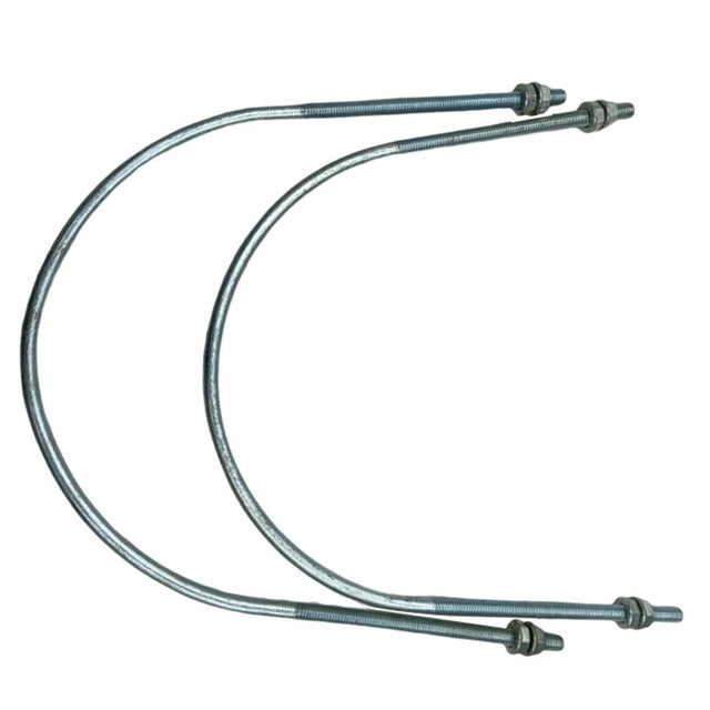 2 Stuk Uitlaat U-Bout 4140612 TH106046 Past voor Hitachi EX60 EX60G EX60SR EX60UR UH033 UH033SR LX70-2 LX70SSS-2C LX80-2 LX80-2C