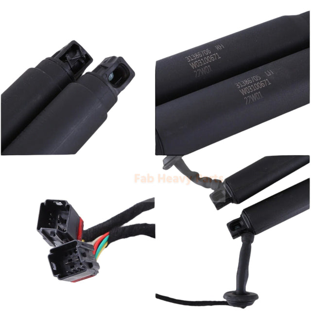 Lift de energía trasera trasera 2pcs 31298577 31352186 se ajusta a Volvo XC60 2012-2017