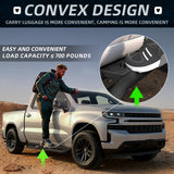 2PCS Running Boards Nerf Bars For 2019 - 2025 Chevy Silverado GMC Sierra 1500 Crew Cab - Fab Heavy Parts