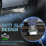 2PCS Running Boards Nerf Bars For 2019 - 2025 Chevy Silverado GMC Sierra 1500 Crew Cab - Fab Heavy Parts