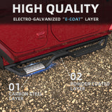 2PCS Running Boards Nerf Bars Side Steps For 2018 - 2025 Jeep Wrangler JL 4 Door - Fab Heavy Parts