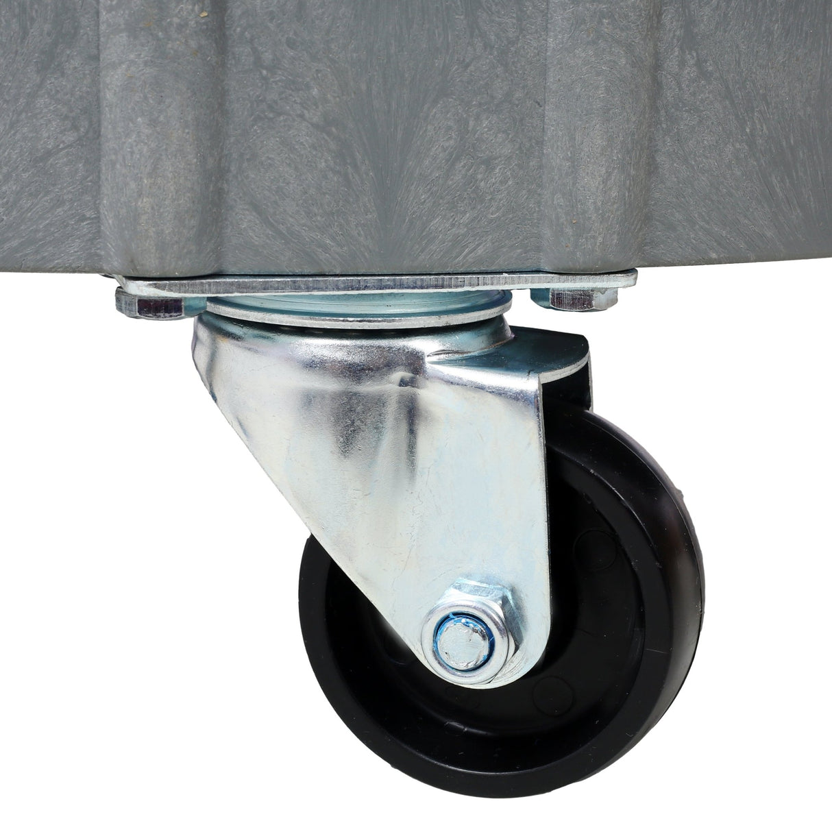 2Pcs Set 30 Gallon and 55 Gallon Heavy Duty Plastic Drum Dolly Durable 900 lb. Capacity Barrel with 5 Swivel Casters Wheel - Fab Heavy Parts