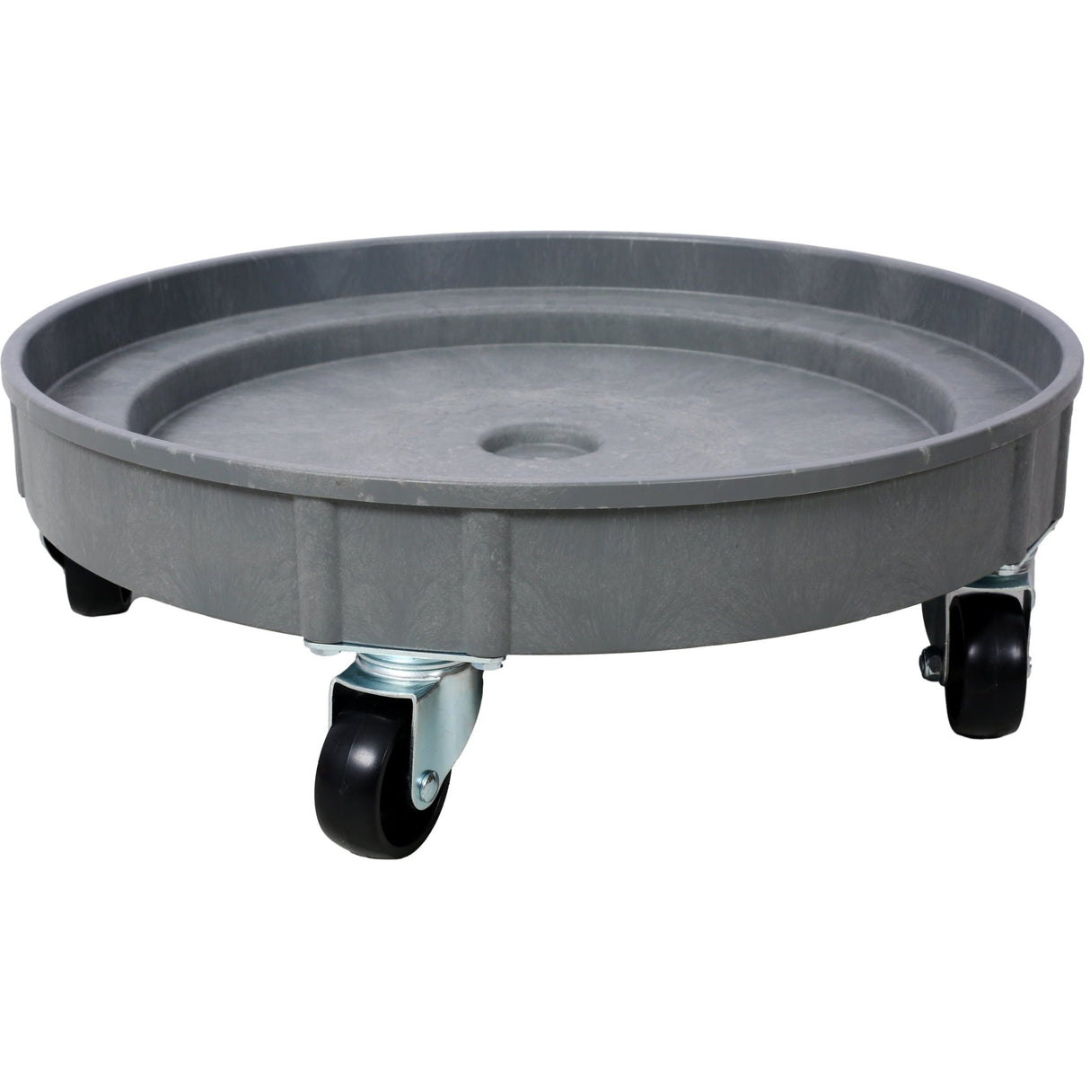 2Pcs Set 30 Gallon and 55 Gallon Heavy Duty Plastic Drum Dolly Durable 900 lb. Capacity Barrel with 5 Swivel Casters Wheel - Fab Heavy Parts