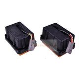 2x 12v Lampe de signal 172-6490 FITS POUR CATERPILLAR 414E 416E 416F 420E 420F Moteur 3054