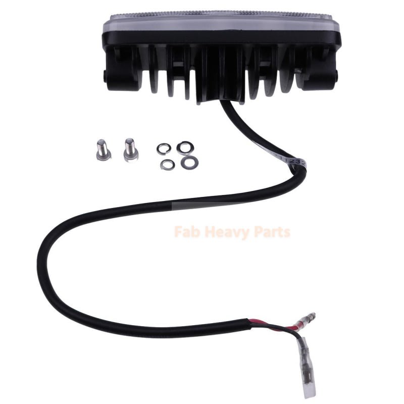 2X Led Work Light V0511 - 53510 Fits for Kubota SVL65 - 2 SVL65 - 2C SVL75 SVL75 - 2 SVL75 - 2C - Fab Heavy Parts