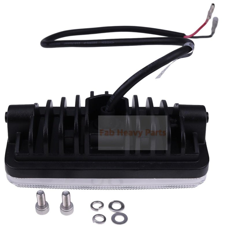 2X Led Work Light V0511 - 53510 Fits for Kubota SVL65 - 2 SVL65 - 2C SVL75 SVL75 - 2 SVL75 - 2C - Fab Heavy Parts