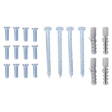 3 Bikes Floor Bike Stand Parking Rack 22 - 28" Wheel Max Tire Width 2.15" Galvanization - Fab Heavy Parts