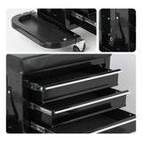 3 - Drawer Tool Chest Rolling Mechanic Seat with Tool Trays 350lbs Capacity - Fab Heavy Parts