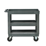 3 Layers Rolling Utility Cart with Wheels 600 LBS Heavy - Duty Capacity - Fab Heavy Parts