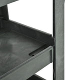 3 Layers Rolling Utility Cart with Wheels 600 LBS Heavy - Duty Capacity - Fab Heavy Parts