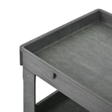 3 Layers Rolling Utility Cart with Wheels 600 LBS Heavy - Duty Capacity - Fab Heavy Parts