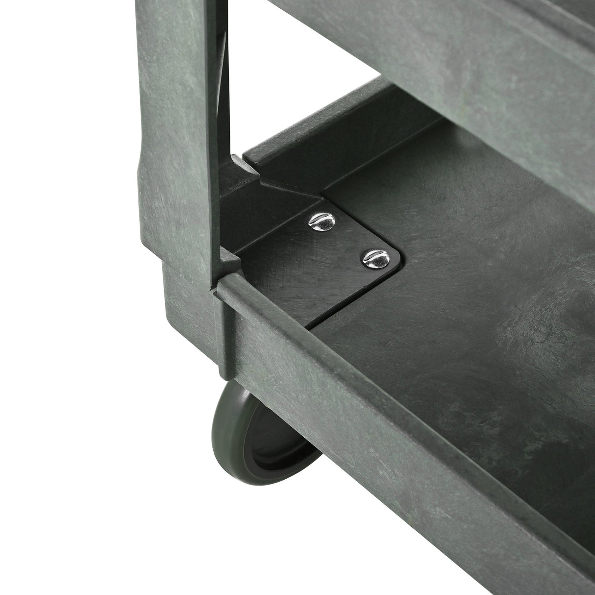 3 Layers Rolling Utility Cart with Wheels 600 LBS Heavy - Duty Capacity - Fab Heavy Parts