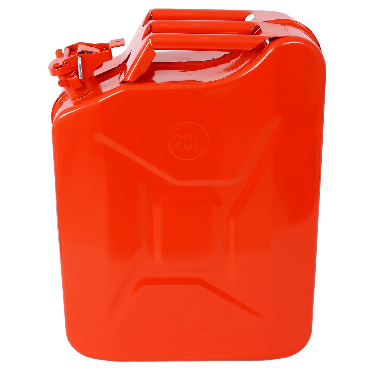 3 Pcs 5 Gallon Fuel Can with Flexible Spout Steel - Red - Fab Heavy Parts