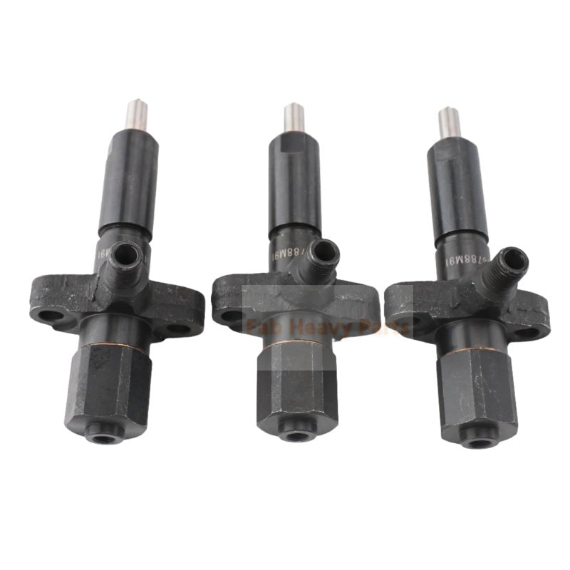 3 PCS Fuel Injector 1446788M91 For Massey Ferguson Tractor 135 150 165 230 235 255 302 - Fab Heavy Parts