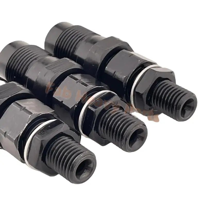 3 PCS Fuel Injector 1G677 - 53903 1903 - 3015 for Kubota D1105 V1505 D1305 D1005 Engine F3680 RTV1100 B3200 B2630 KX71 - Fab Heavy Parts
