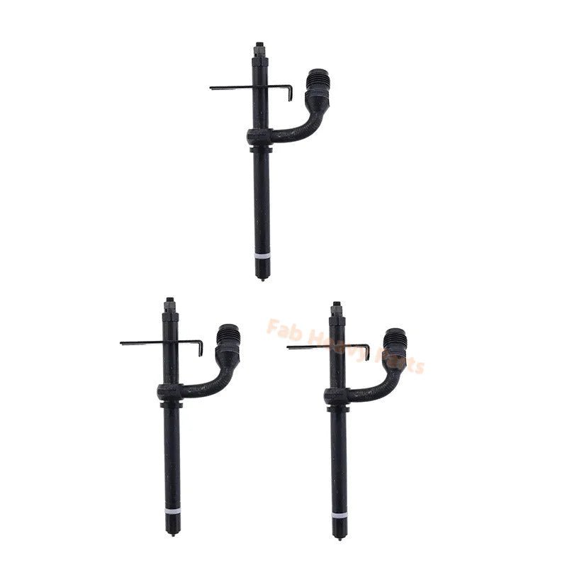 3 PCS Fuel Injector AR89564 Fits for John Deere 3164D 4219DF 6329D 4239D 4239T Engine JD544 JD544A Loader - Fab Heavy Parts