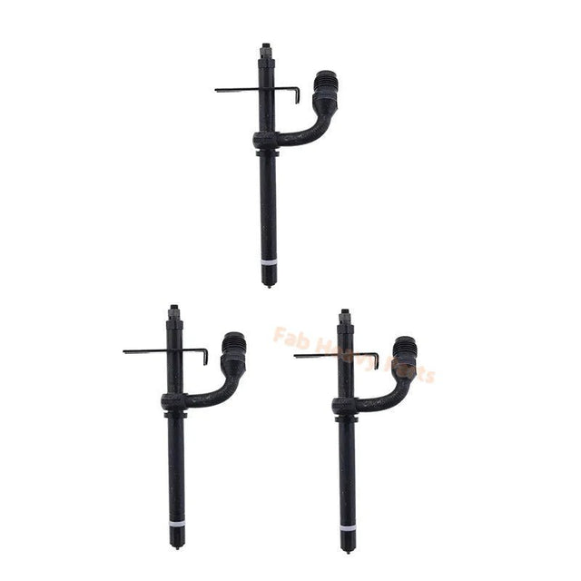 3 PCS Fuel Injector AR89564 Fits for John Deere 3164D 4219DF 6329D 4239D 4239T Engine JD544 JD544A Loader - Fab Heavy Parts