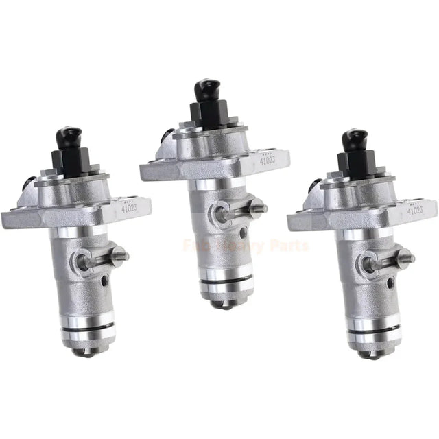3 PCS Fuel Injector Pump 658A527143 Fits for Isuzu Engine 3LA1 3LB1 3LD1 3LD2 4LB1 4LE1 - Fab Heavy Parts