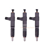 3 Piece Fuel Injector 1G720 - 53002 1G720 - 53001 Fits for Kubota Engine D1503 - Fab Heavy Parts