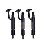 3 Piece Fuel Injector YM729604 - 53100 Fits for Komatsu Engine 3D88E - 6 4D88 - 6 4D88E - 6 Excavator PC55MR - 3 PC45MR - 3 PC35MR - 3 PC30MR - 3 - Fab Heavy Parts