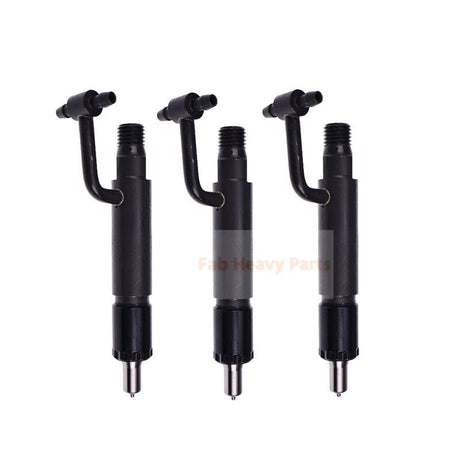 3 Piece Fuel Injector YM729604 - 53100 Fits for Komatsu Engine 3D88E - 6 4D88 - 6 4D88E - 6 Excavator PC55MR - 3 PC45MR - 3 PC35MR - 3 PC30MR - 3 - Fab Heavy Parts