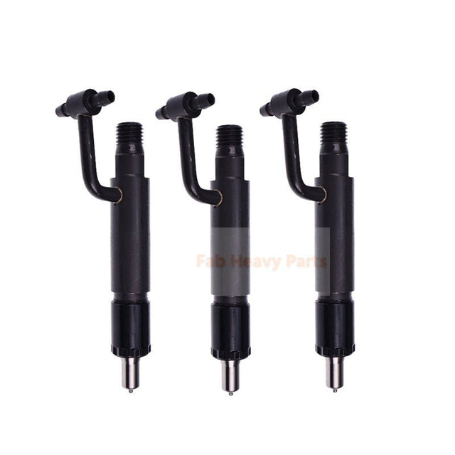 3 Piece Fuel Injector YM729604 - 53100 Fits for Komatsu Engine 3D88E - 6 4D88 - 6 4D88E - 6 Excavator PC55MR - 3 PC45MR - 3 PC35MR - 3 PC30MR - 3 - Fab Heavy Parts
