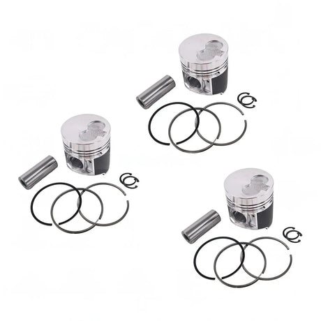 3 Pieces Piston Kit With Ring for Shibaura Engine N843 N843-2 - Fab Heavy Parts