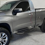 3" Running Boards Compatible with 1999 - 2018 Chevy Silverado GMC Sierra 1500 2500HD 3500HD Regular Cab 2 Doors - Fab Heavy Parts