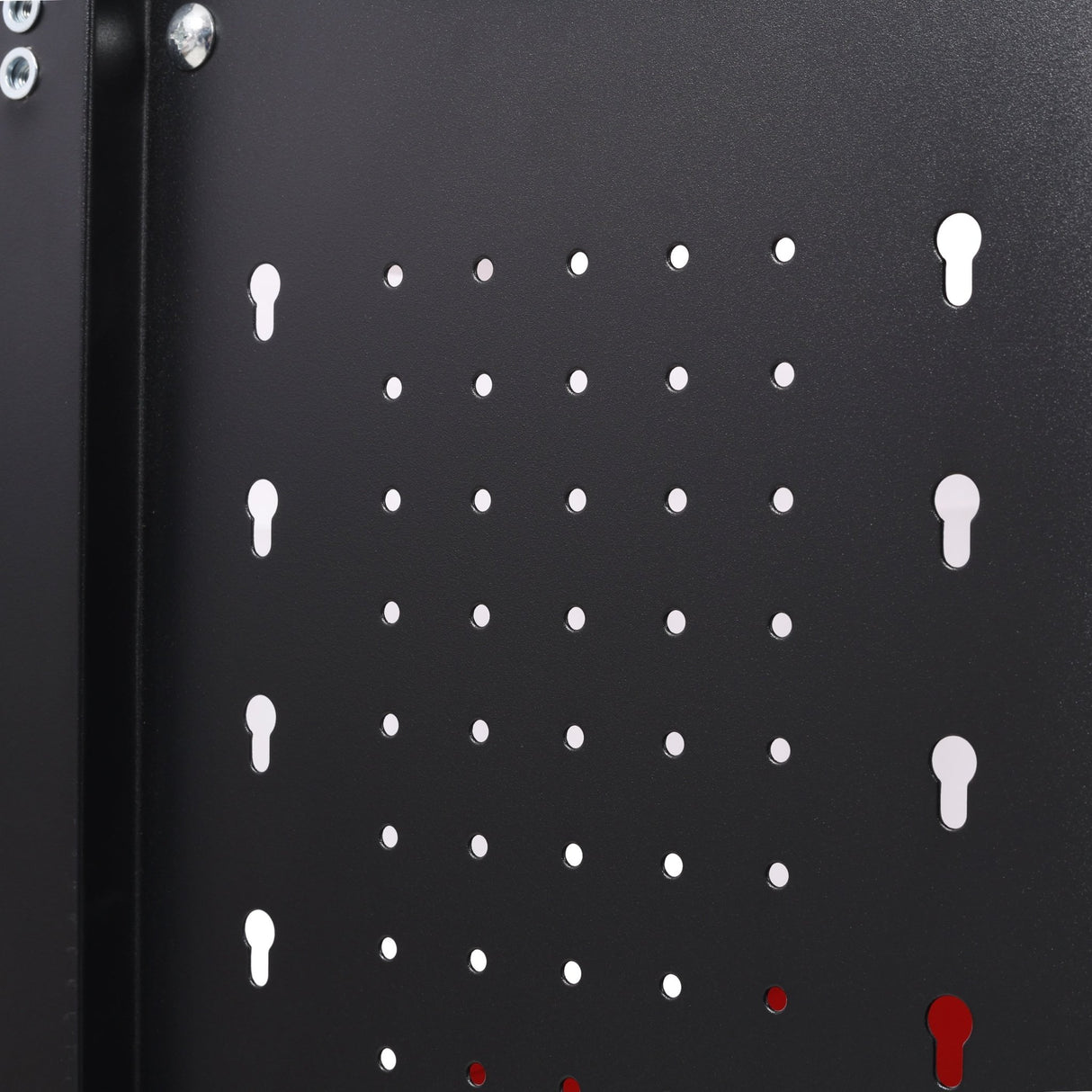 3 Tier Rolling Tool Cart on Wheels with Pegboard Heavy Duty Utility - Red - Fab Heavy Parts