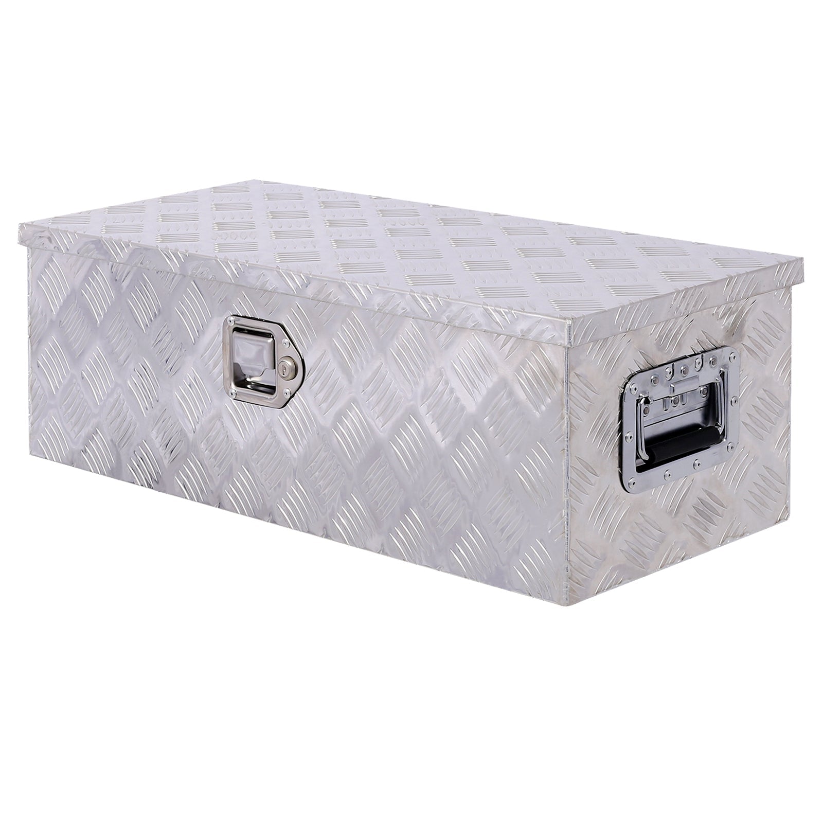 30 inch Truck Tool Box Aluminum Tool Box Heavy Duty w/Lock Keys - Silver - Fab Heavy Parts