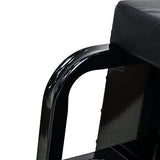 300 Lbs Capacity Heavy Duty Rolling Bench with 360 Degree Swivel Wheels - Black - Fab Heavy Parts