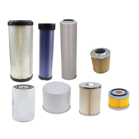 3000 Hour Maintenance Filter Kit 7324357 7324358 Aftermarket Replacement For Bobcat Excavator E63 - Fab Heavy Parts