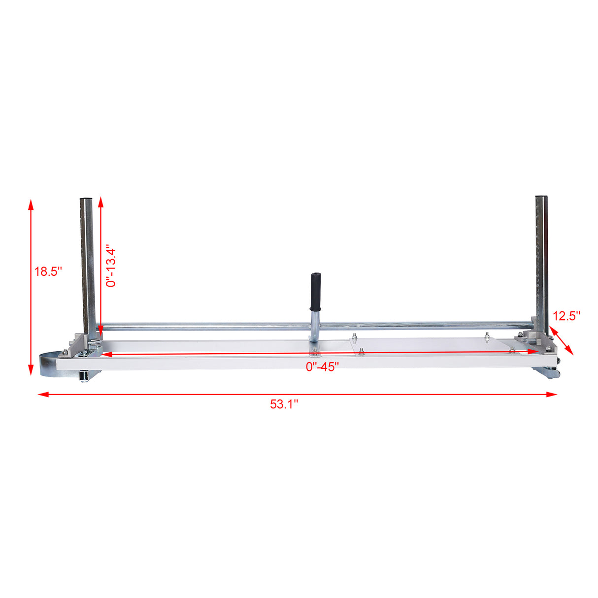 Chainsaw Mill Portable Aluminum Steel Planking Lumber Planking Milling Bar Size 14-48"
