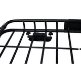 Support de panier de toit pour porte-bagages 42" Acier--Noir