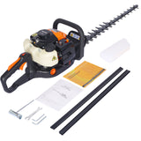 26cc 2 Cycle Gas Powered Hedge Trimmer Double Sided Blade 24" Recoil