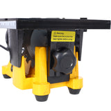 4" 90W Mini Table Saw Top Cut Off Miter Multifunctional Desktop w/ 3 Blades