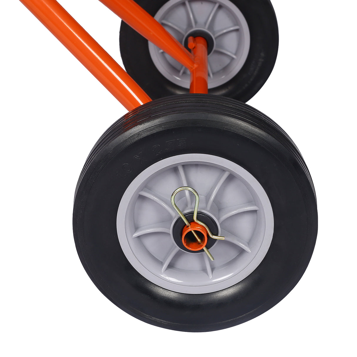 5.0 cu. ft. Portable Concrete Mixer Electric Cement ETL Certificated Copper Motor--Orange