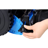 14-Zoll-5-Blatt-Push-Rasenmäher mit Grasfänger-Blue