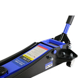 3.5 Ton Low Profile Heavy - Duty Steel Racing Floor Jack with Dual Piston Quick Lift Pump Lifting Range 4" - 21" - Fab Heavy Parts