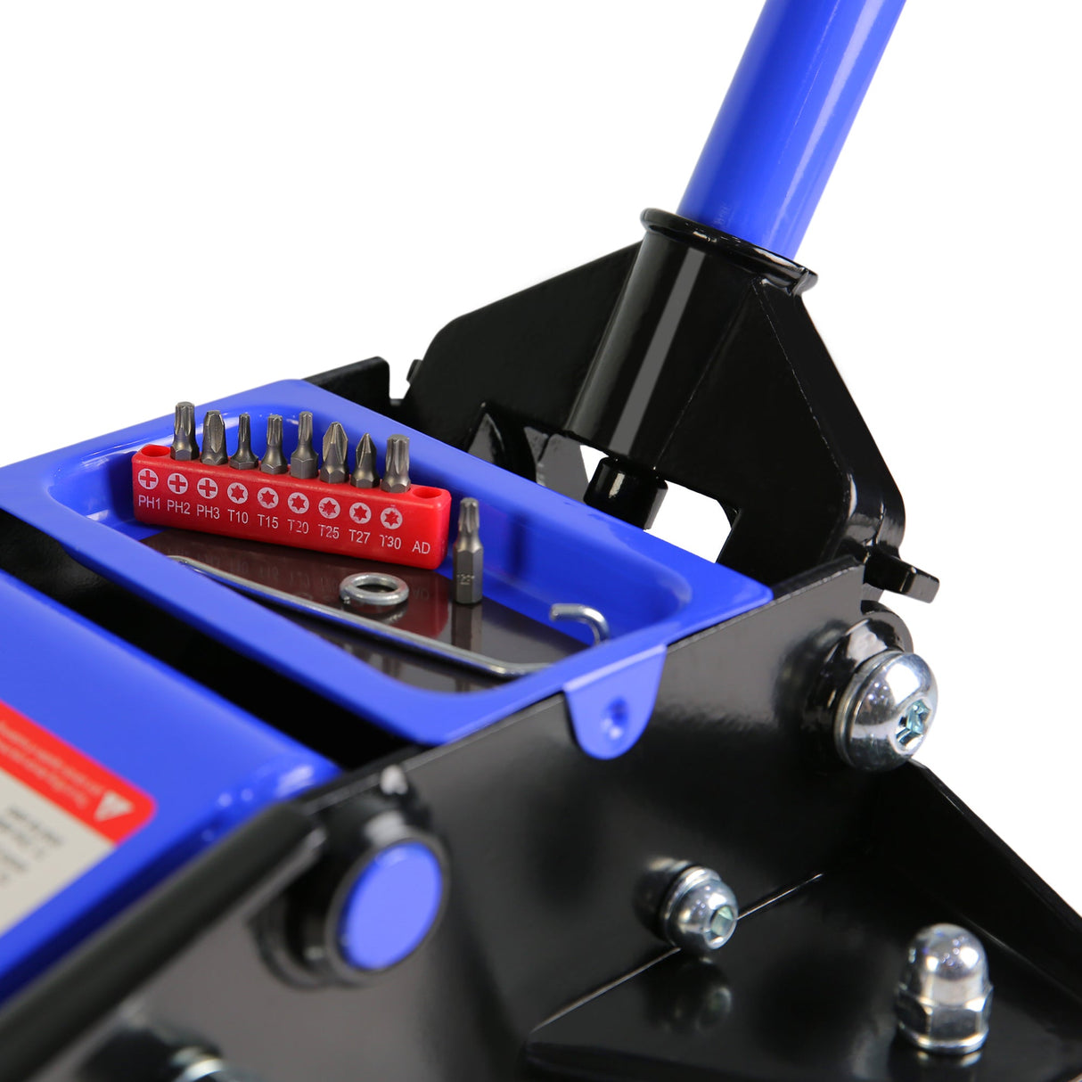 3.5 Ton Low Profile Heavy - Duty Steel Racing Floor Jack with Dual Piston Quick Lift Pump Lifting Range 4" - 21" - Fab Heavy Parts