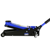 3.5 Ton Low Profile Heavy - Duty Steel Racing Floor Jack with Dual Piston Quick Lift Pump Lifting Range 4" - 21" - Fab Heavy Parts