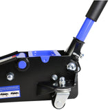 3.5 Ton Low Profile Heavy - Duty Steel Racing Floor Jack with Dual Piston Quick Lift Pump Lifting Range 4" - 21" - Fab Heavy Parts