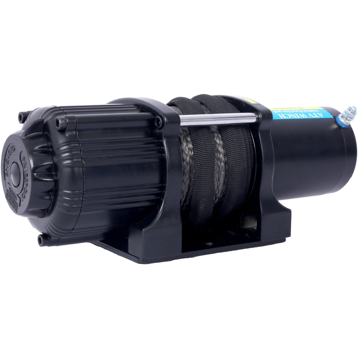 3500 lb Electric Winch 12V Waterproof Synthetic Rope Trailer with Wired and Wireless Remote - Fab Heavy Parts