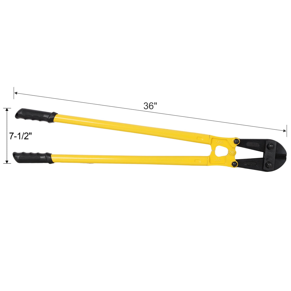 36" Heavy - Duty Medium Bolt Cutter for Fence, Steel Wire, Chain, Screws, Rivets &Padlocks, Ergonomic Soft Rubber Grip Handle - Fab Heavy Parts