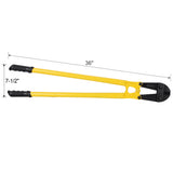 36" Heavy - Duty Medium Bolt Cutter for Fence, Steel Wire, Chain, Screws, Rivets &Padlocks, Ergonomic Soft Rubber Grip Handle - Fab Heavy Parts