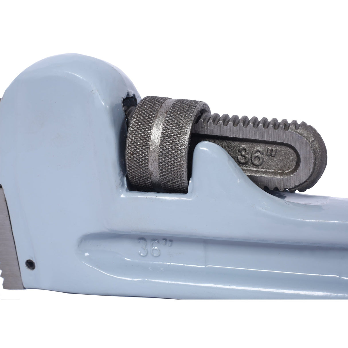 36 inch Aluminum Straight Pipe Wrench Heavy Duty Plumbers Easy to Carry Hangable Design - Fab Heavy Parts