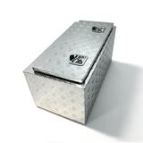 36 Inch Truck Tool Box 36"×17"×18" Heavy Duty Aluminum Silver Tread Tool Box with Locks and T - Handle Latch Key - Fab Heavy Parts